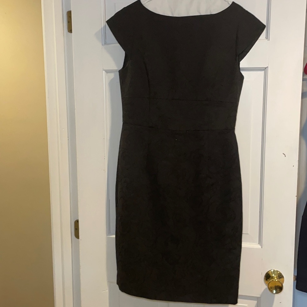 364 brooks brothers black floral dress